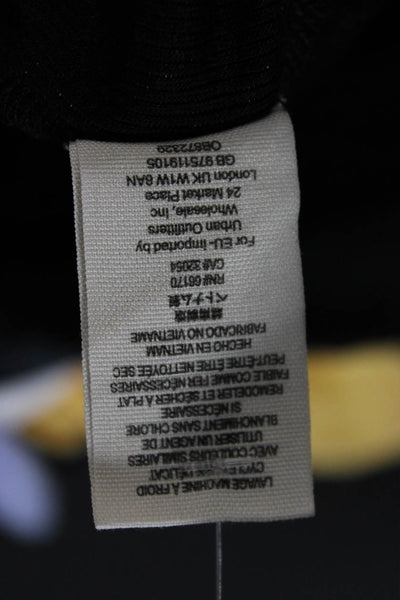 We The Free Women Tunic Square Neck Long Sleeve Black Size M