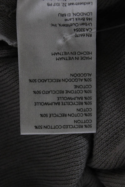 We The Free Women Gray Pullover Sweater Long Sleeve Round Neck Size M