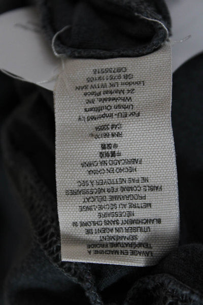 We The Free Womens Basic Dark Gray Short Sleeve T Shirt Size M