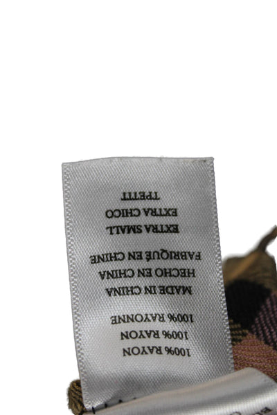 Rails Womens Plaid Rayon Drawstring Shorts 90s Spring Black Size XS