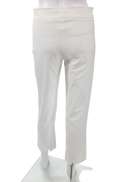 Roberta Roller Rabbit Women Ankle Cropped White Pants Size 4