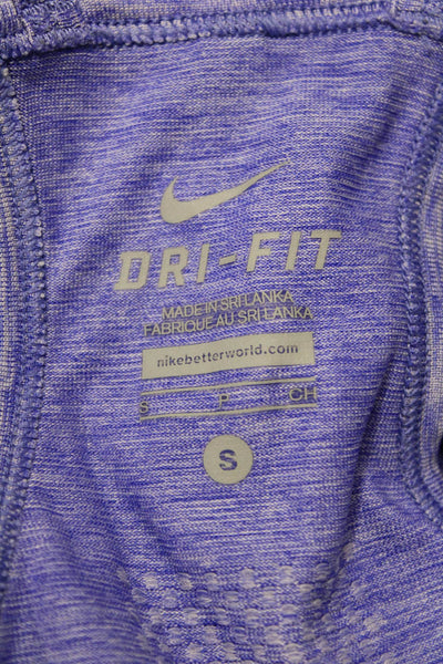 Nike Women Tank Sleeveless Basic Purple Sports Size S