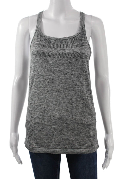 Nike Womens Basic Tank Gray Sports Sleeveless Size S