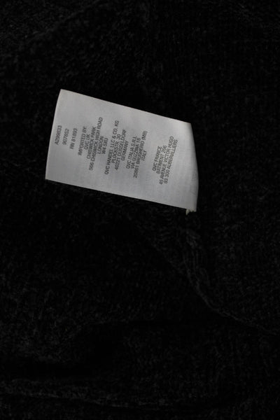 Isaac Mizrahi Unisex Black Cardigan Vneck Button Longsleeve Polyester Size XL