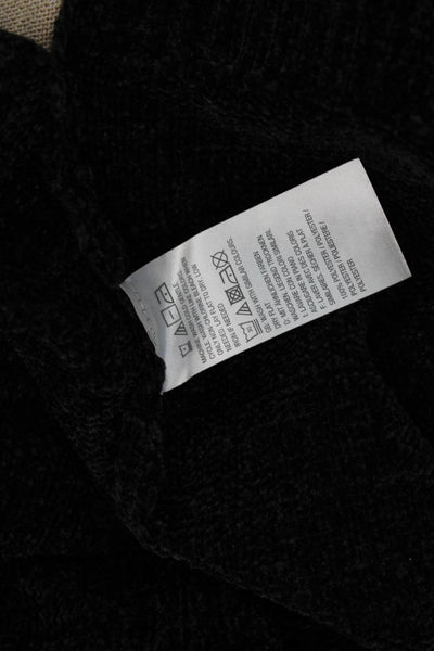Isaac Mizrahi Unisex Black Cardigan Vneck Button Longsleeve Polyester Size XL