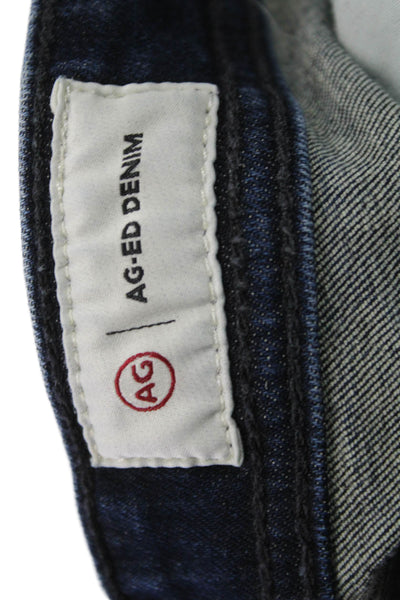 AG Adriano Goldschmied Mens Dark Blue Straight Jeans Size 31