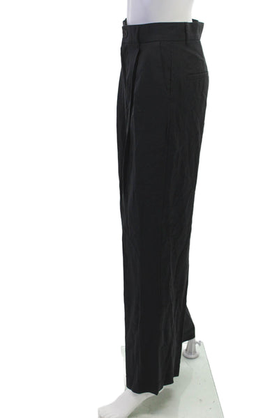 Zara Womens Dress Pants Black Modal Polyester Size S