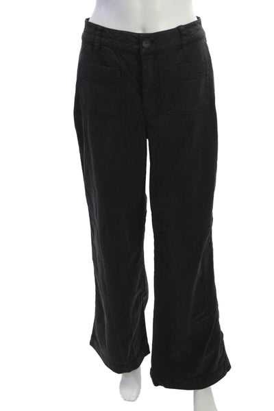 Bella Dahl Women Black Chino Pants 49% Cotton 49% Tencel Size 26
