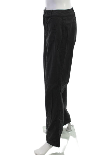 Bella Dahl Women Black Chino Pants 49% Cotton 49% Tencel Size 26