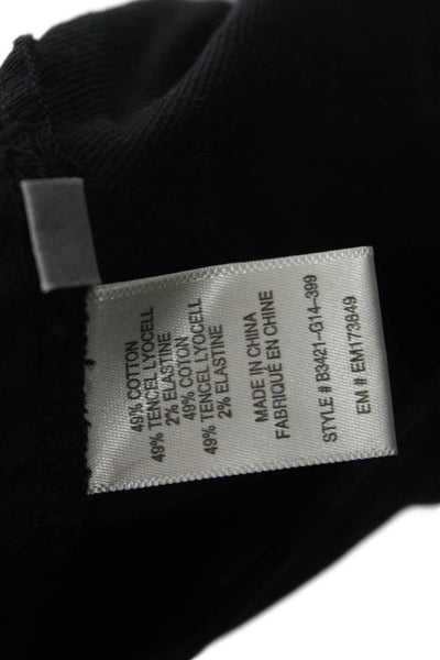 Bella Dahl Women Black Chino Pants 49% Cotton 49% Tencel Size 26