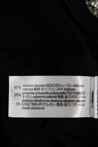 Zara Women Ankle Jeggings Black Designer Viscose Polyamide Elastane Size XS