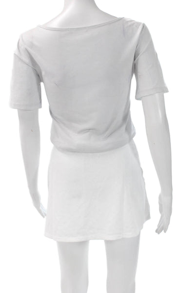 Tail Womens Mini Skort White Polyester Spandex Solid Size XS