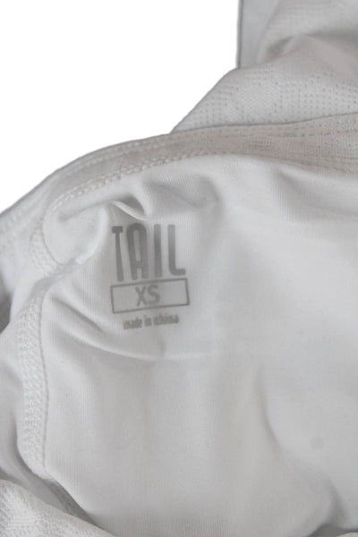 Tail Womens Mini Skort White Polyester Spandex Solid Size XS