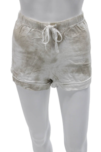 Rails Womens Beige Rayon Drawstring Sweat Shorts Beach Spring Size XS