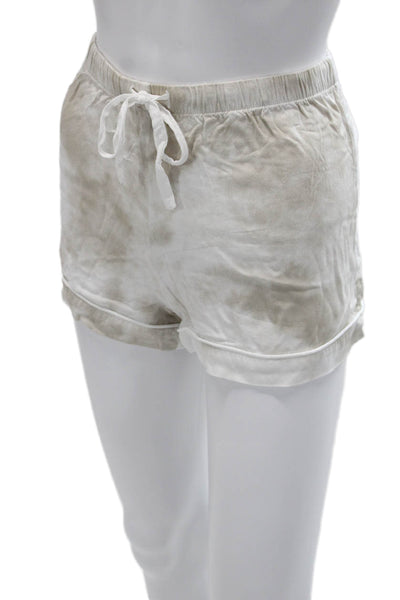Rails Womens Beige Rayon Drawstring Sweat Shorts Beach Spring Size XS
