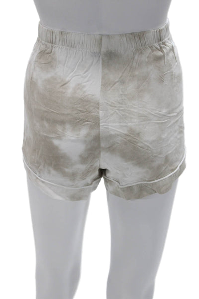 Rails Womens Beige Rayon Drawstring Sweat Shorts Beach Spring Size XS