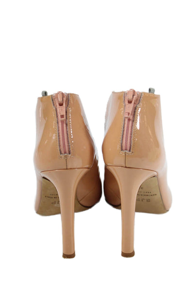 SJP by Sarah Jessica Parker Womens Back Zip Stiletto Strappy Pumps Brown Size 36