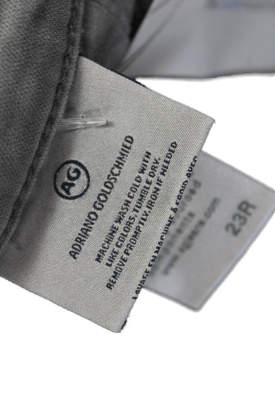 AG Women Chino Cropped Ankle Pants Gray Petite Size 23