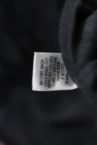 Monrow Womens Tank Dress Black Camouflage Sleeveless Mid-Calf Cotton Size S