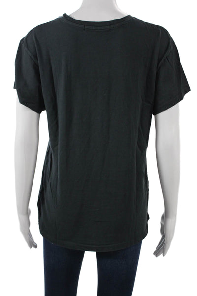 Daydreamer Women Black Cotton Jersey Graphic Short Sleeve Crew Neck Size S