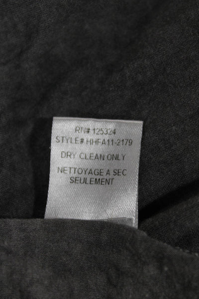 Haute Hippie Women Basic Sleeveless Tank Gray Viscose Round Neck Solid Size L