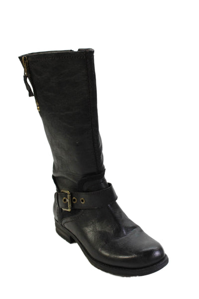 Naturalizer Womens Leather Balada Ankle Boots Black Size 8 Medium