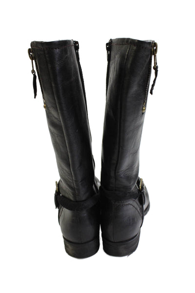 Naturalizer Womens Leather Balada Ankle Boots Black Size 8 Medium