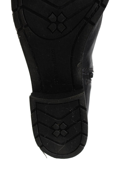 Naturalizer Womens Leather Balada Ankle Boots Black Size 8 Medium