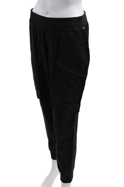 ATM Unisex Cargo Jogger Pants Black 100% Tencel Army Size M