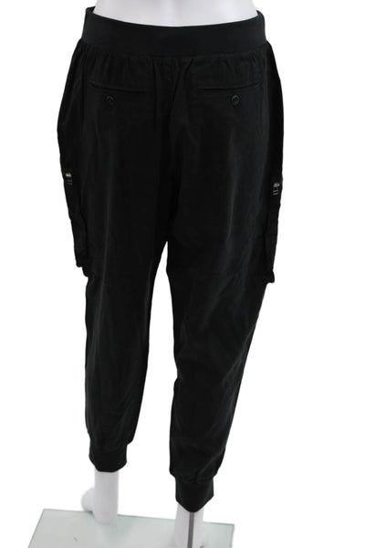 ATM Unisex Cargo Jogger Pants Black 100% Tencel Army Size M