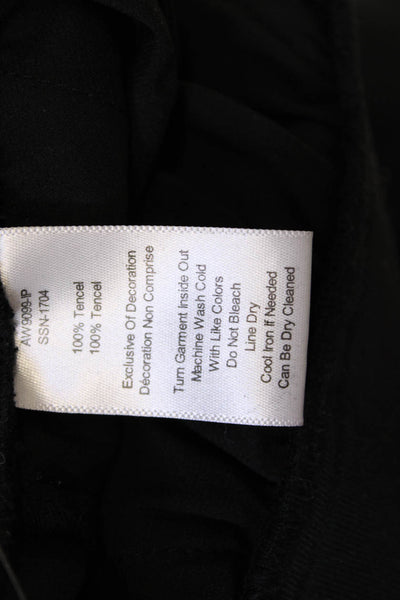 ATM Unisex Cargo Jogger Pants Black 100% Tencel Army Size M