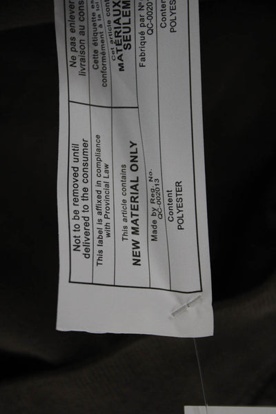 Allsaints Mens Bomber Jacket Brown Polyester Army Big Tall Size 2XL