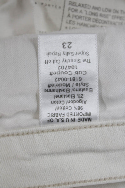 Current/Elliott Womens White Button Cotton Beach Shorts Size 23