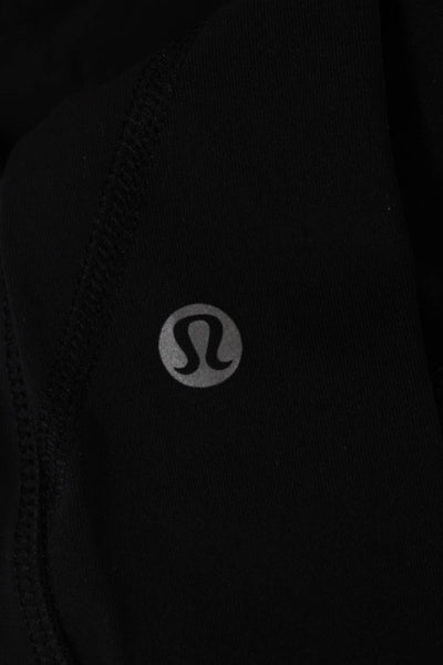 Lululemon Women Ankle Leggings Black Zip Size 2
