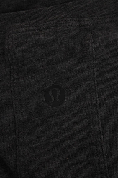 Lululemon Women Cropped Tank Dark Gray Sleeveless Crew Neck Size XS