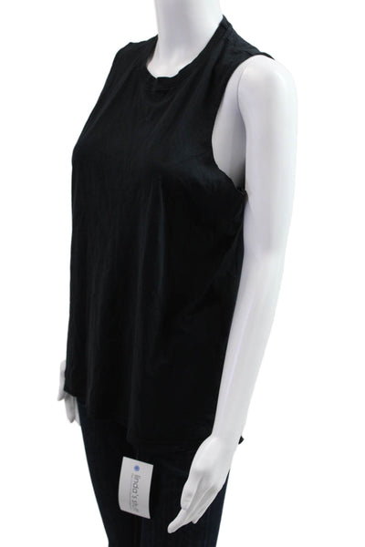 Everlane Womens Basic Tank Black Supima Cotton Crewneck Size L