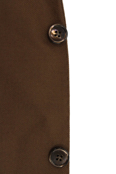 Napoli Di Nordstrom Mens Cashmere Brown Suit Jacket Button Classic Size 48