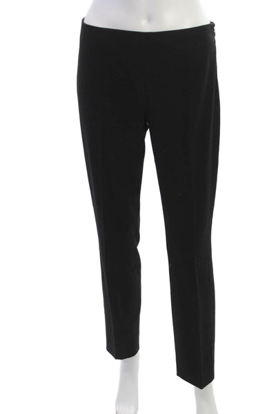 Tahari Womens Dress Pants Black Hook Eye Classic Size 4