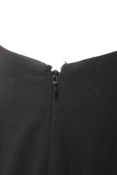 Tahari Womens Dress Pants Black Hook Eye Classic Size 4