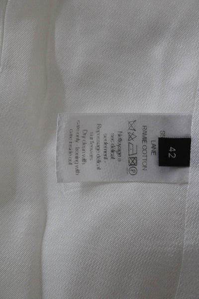 Joseph Mens Classic White Ramie Cotton Blazer Long Sleeve Size 42