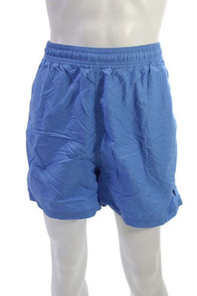 Polo Ralph Lauren Mens Solid Blue Nylon Beach Shorts Size 2XL