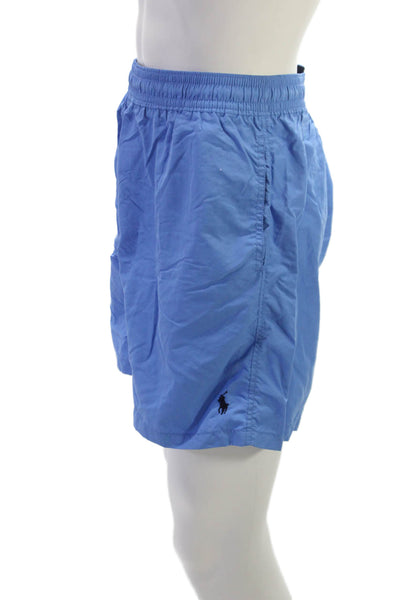 Polo Ralph Lauren Mens Solid Blue Nylon Beach Shorts Size 2XL