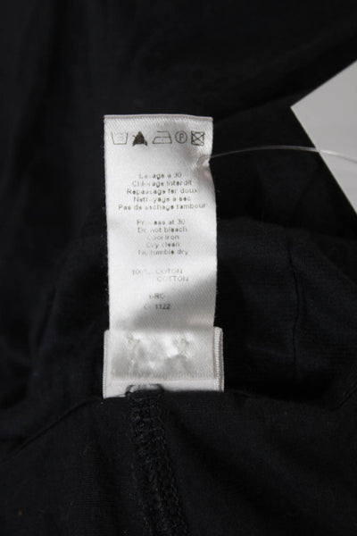 Eres Womens Wrap Mini Skirt Black Cotton Solid Size M