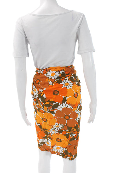 Faithfull The Brand Women Wrap Floral Rayon Swimwear Size XS