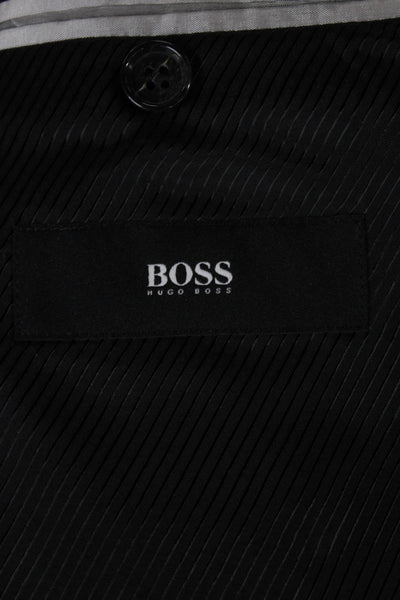 Boss Hugo Boss Mens Dark Gray 2 Piece Suit Jacket Size 38