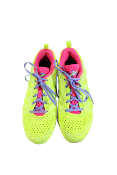 APL: Athletic Propulsion Labs Womens Neon Mesh Athletic Sneakers Yellow Size 6.5