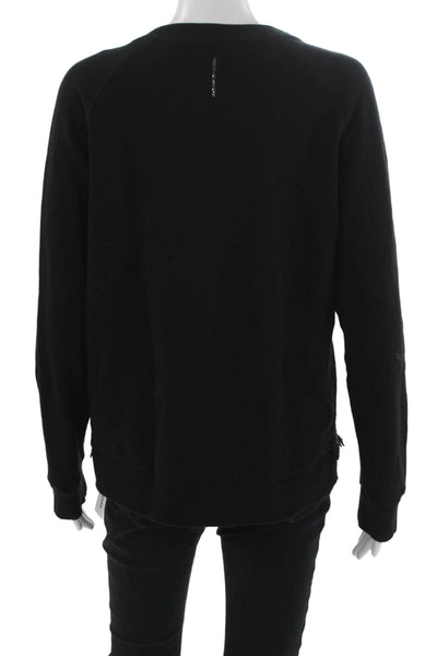 Escada Sport Unisex Check Crew Neck Pullover Sweater Black Size M