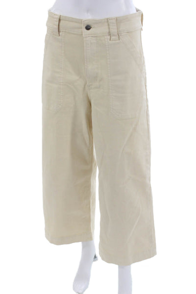 Joes Jeans Women Cargo Cropped Pants Beige Size 28