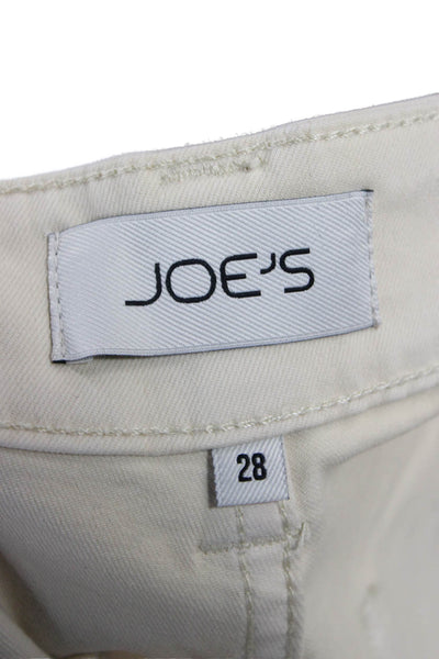 Joes Jeans Women Cargo Cropped Pants Beige Size 28