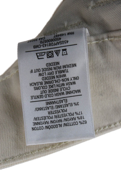 Joes Jeans Women Cargo Cropped Pants Beige Size 28